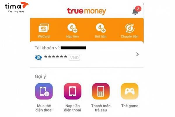 Vay tiền đơn giản, tiện lợi trên TrueMoney